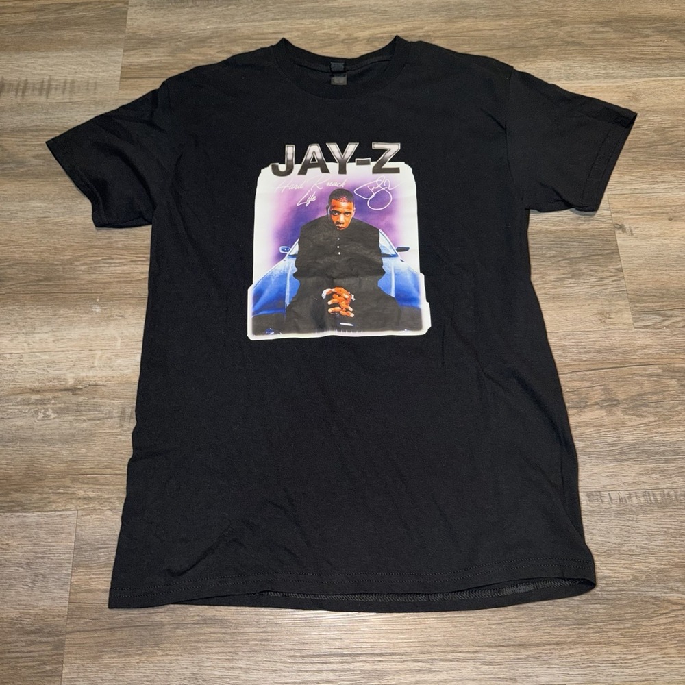 Jay-Z Shirt Mens M Hard Knock Life Tour Concert Brooklyn NYC Hip Hop Y2K VTG